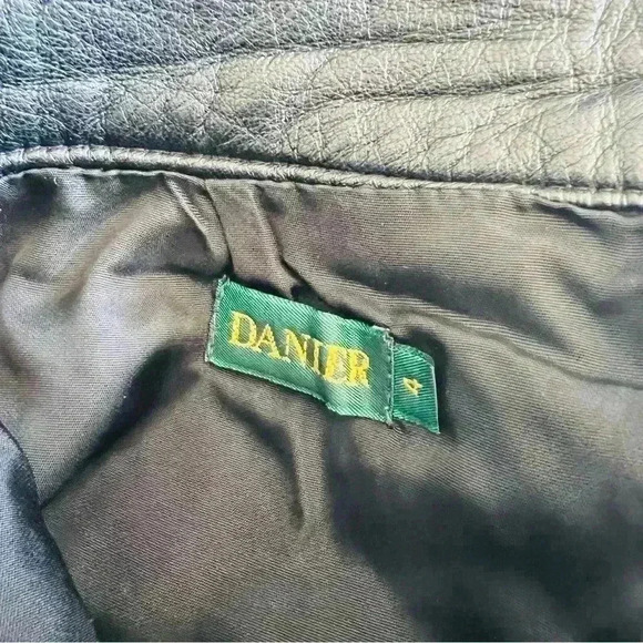 Vintage Danier Leather Pants High Waisted - Picture 10 of 12